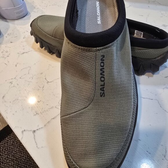 Salomon Unisex - SNOWCLOG - Deep Lichen Green/Black - L47579100 Mens Size 11.5 - Picture 2 of 10